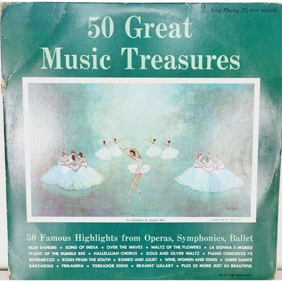 Vinyl Record: 50 Great Music Treasures, Highlights from Opera, Symphony, Ballet - Picture 6 of 6